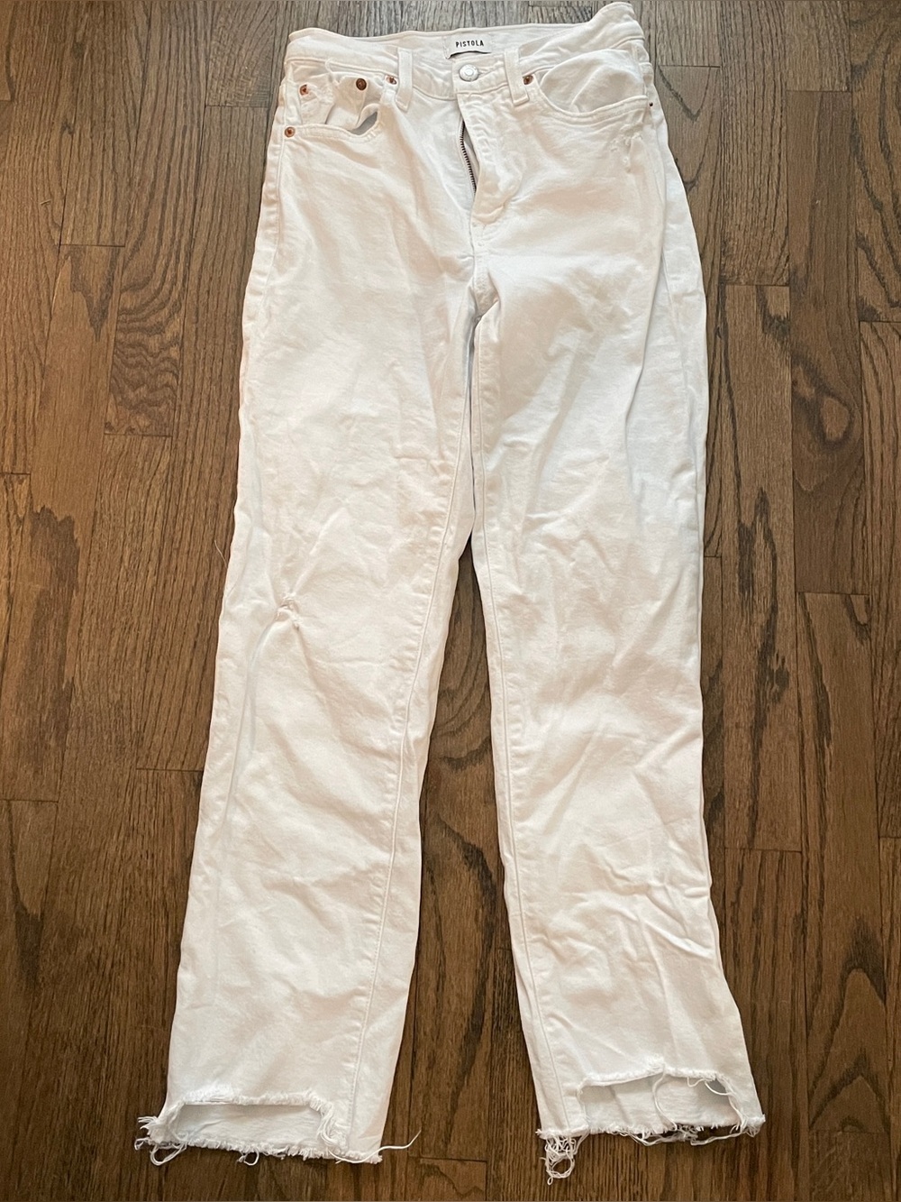 Pistola Charlie Women’s Skinny Fit White Denim Jeans